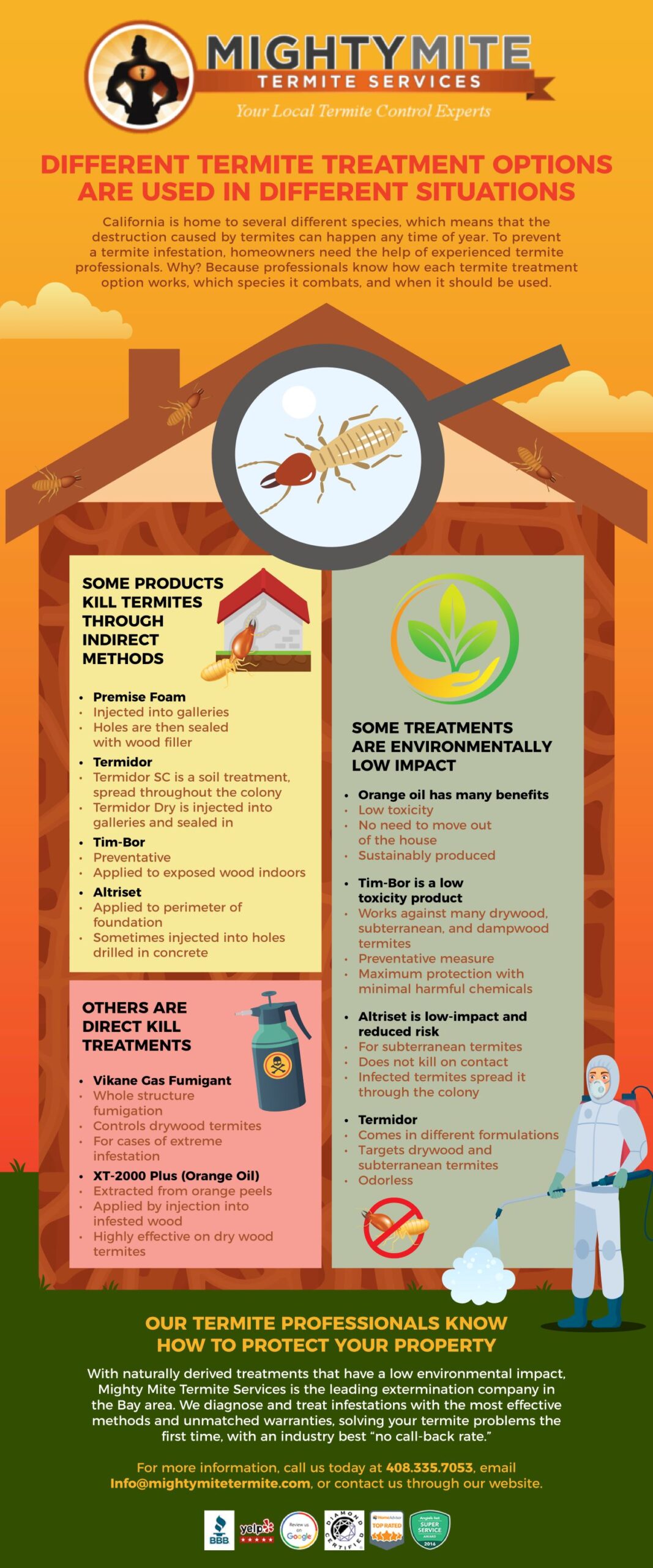 Treatments For California Termites